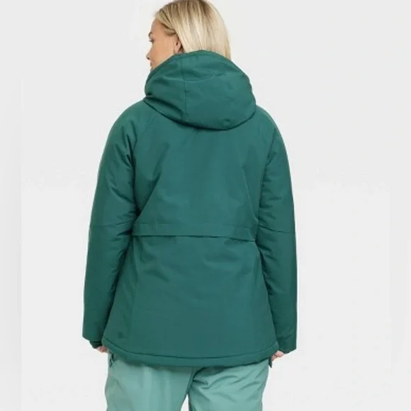 XL Like New Women's Winter Jacket - All in Motion Emerald Green - Picture 3 of 6